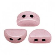 Les perles par Puca® Kos Perlen Opaque light rose ceramic look 03000/14494